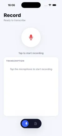Whispr Notes — On-Device Real-Time Speech Transcription Whispr Notes — On-Device Real-Time Speech Transcription — Record screen, ready to transcribe